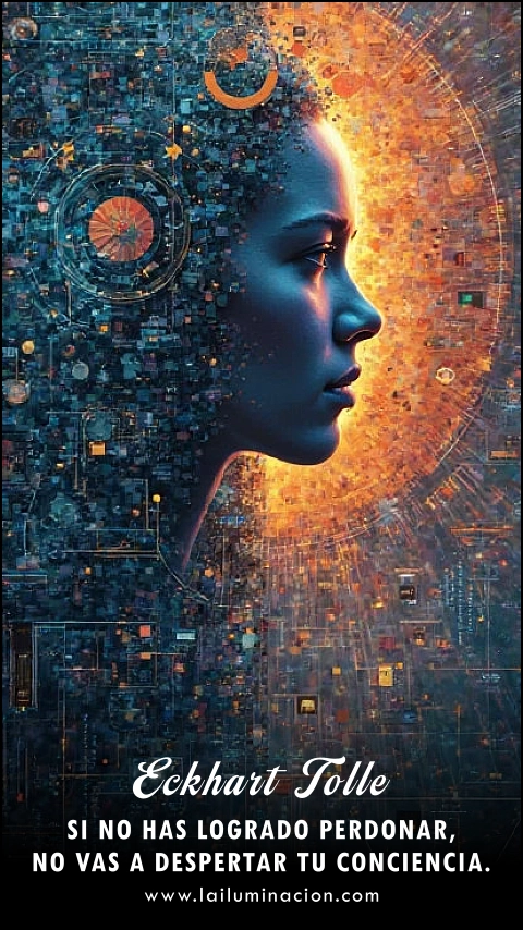 Imagen de la frase: Si no has logrado perdonar, no vas a despertar tu conciencia.