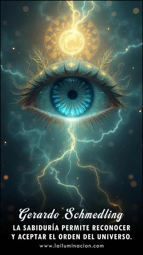 Imagen de la frase: La sabiduría permite reconocer y aceptar el orden del universo.