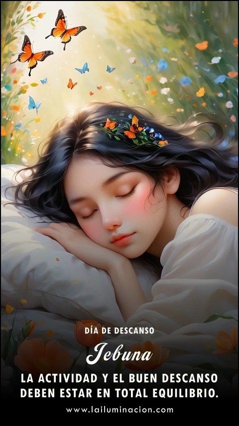 Imagen de la frase: La actividad y el buen descanso deben estar en total equilibrio. Imagen de la frase: La actividad y el buen descanso deben estar en total equilibrio.