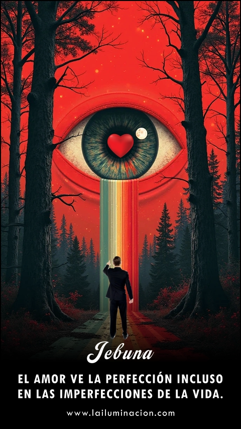 Imagen de la frase: El amor ve la perfección incluso en las imperfecciones de la vida. Imagen de la frase: El amor ve la perfección incluso en las imperfecciones de la vida.