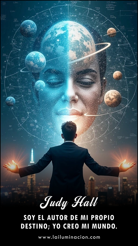 Imagen de la frase: Soy el autor de mi propio destino; yo creo mi mundo. Imagen de la frase: Soy el autor de mi propio destino; yo creo mi mundo.
