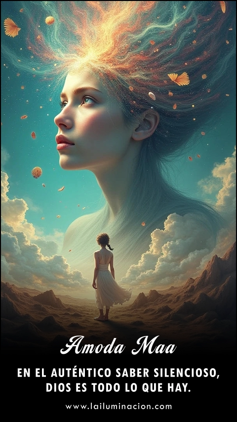 Imagen de la frase: En el auténtico saber silencioso, Dios es todo lo que hay. Imagen de la frase: En el auténtico saber silencioso, Dios es todo lo que hay.