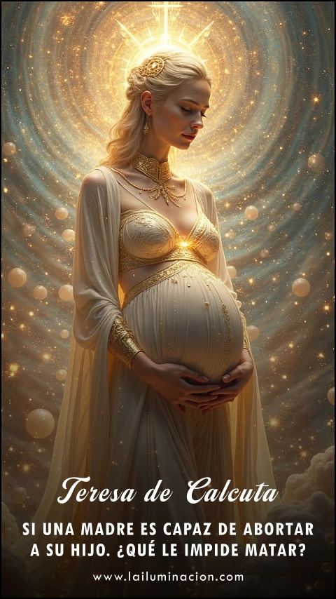 Imagen de la frase: Si una Madre es capaz de abortar a su hijo. ¿Qué le impide matar?
