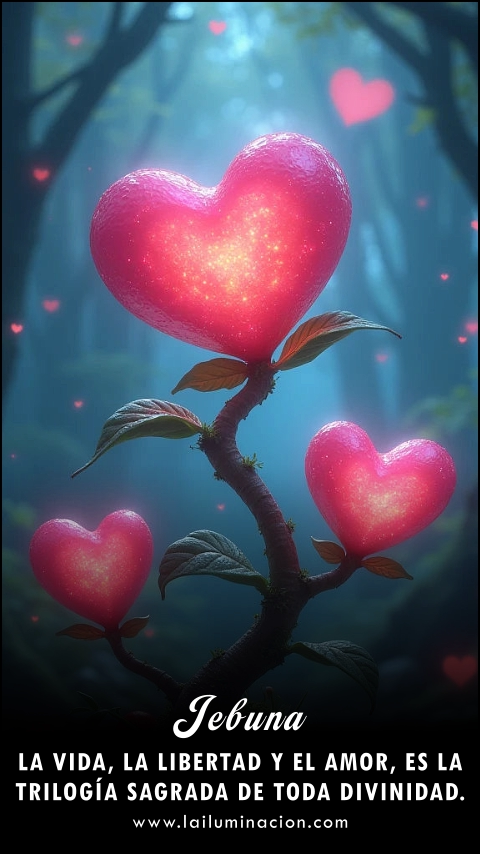 Imagen de la frase: La vida, la libertad y el amor, es la trilogía sagrada de toda divinidad. Imagen de la frase: La vida, la libertad y el amor, es la trilogía sagrada de toda divinidad.