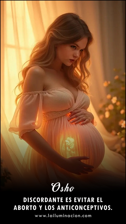 Imagen de la frase: Discordante es evitar el aborto y los anticonceptivos.