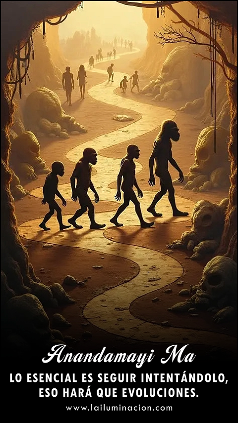 Imagen de la frase: Lo esencial es seguir intentándolo, eso hará que evoluciones.