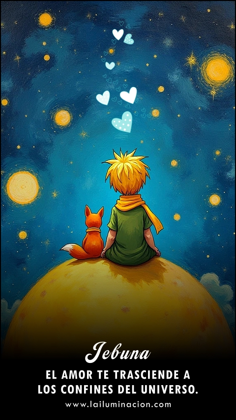 Imagen de la frase: El amor te trasciende a los confines del universo. Imagen de la frase: El amor te trasciende a los confines del universo.