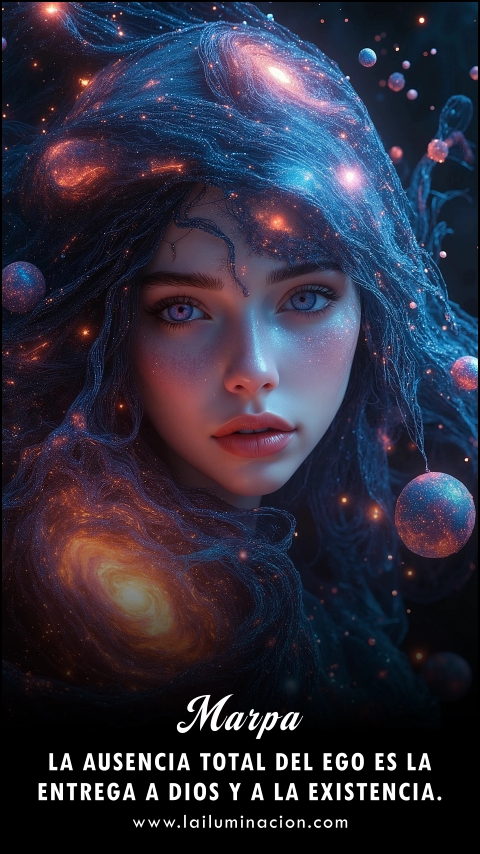 Imagen de la frase: La ausencia total del ego es la entrega a Dios y a la existencia. Imagen de la frase: La ausencia total del ego es la entrega a Dios y a la existencia.