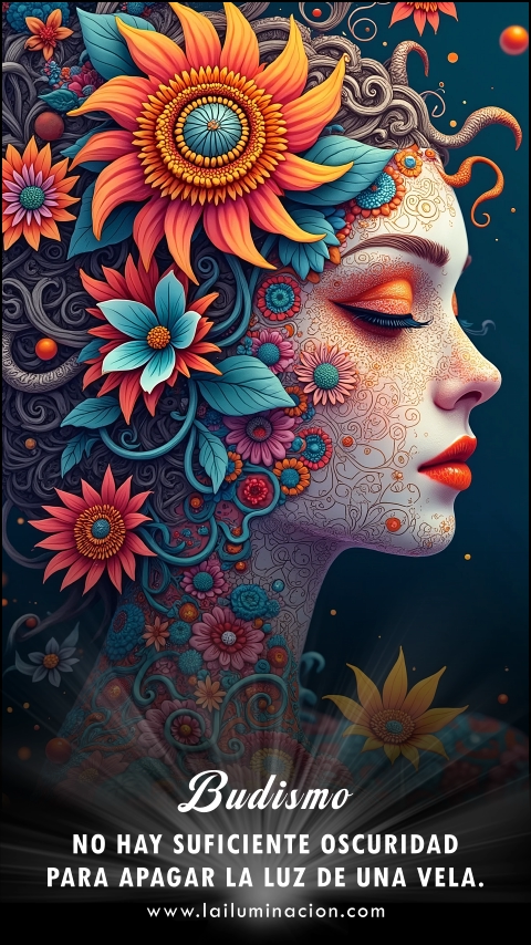 Imagen de la frase: No hay suficiente oscuridad para apagar la luz de una vela. Imagen de la frase: No hay suficiente oscuridad para apagar la luz de una vela.