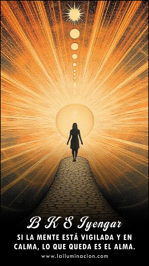 Imagen de la frase: Si la mente está vigilada y en calma, lo que queda es el alma.