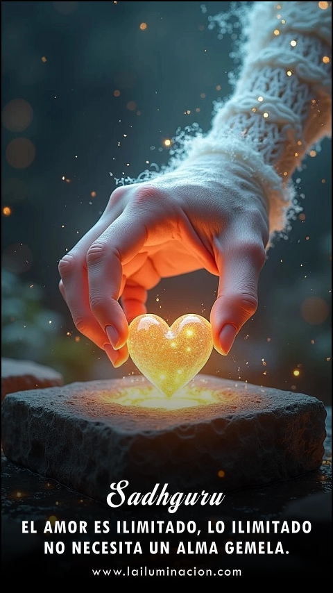 Imagen de la frase: El amor es ilimitado, lo ilimitado no necesita un alma gemela.