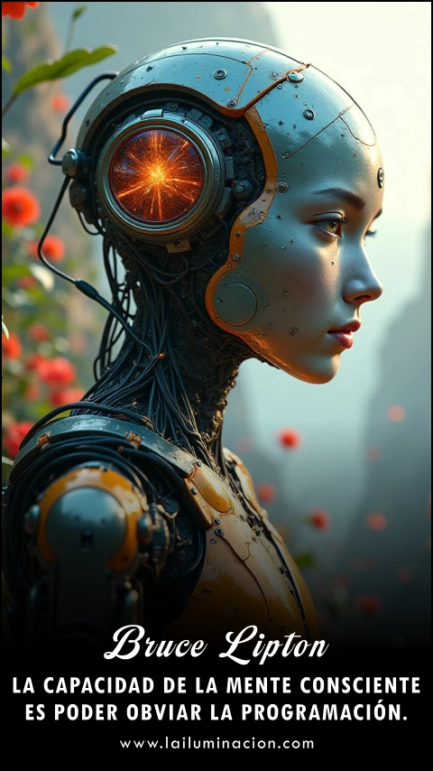 Imagen de la frase: La capacidad de la mente consciente es poder obviar la programación.