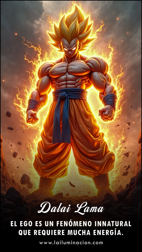 Imagen de la frase: El ego es un fenómeno innatural que requiere mucha energía. Imagen de la frase: El ego es un fenómeno innatural que requiere mucha energía.