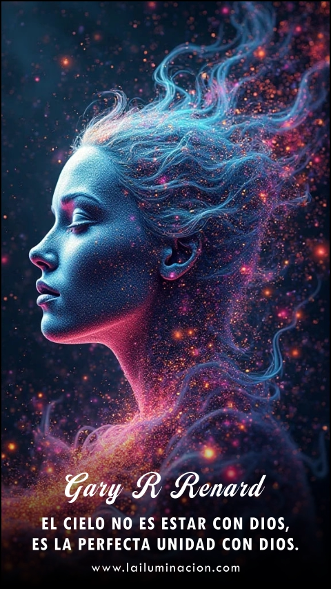 Imagen de la frase: El cielo no es estar con Dios, es la perfecta unidad con Dios. Imagen de la frase: El cielo no es estar con Dios, es la perfecta unidad con Dios.