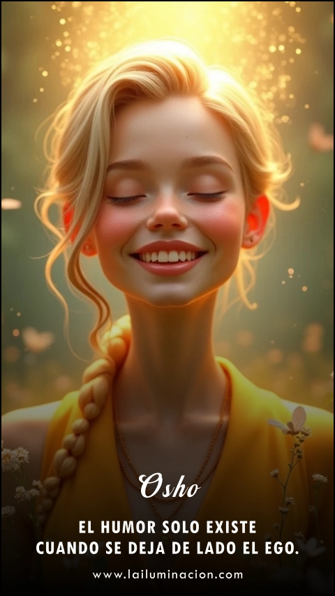 Imagen de la frase: El humor solo existe cuando se deja de lado el ego. Imagen de la frase: El humor solo existe cuando se deja de lado el ego.