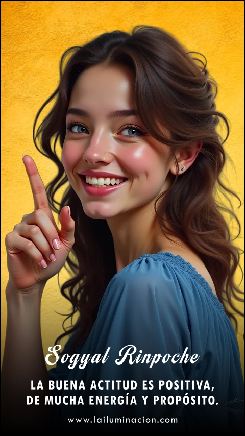 Imagen de la frase: La buena actitud es positiva, de mucha energía y propósito. Imagen de la frase: La buena actitud es positiva, de mucha energía y propósito.