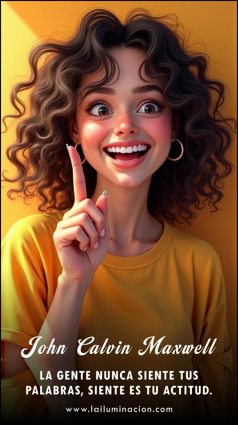 Imagen de la frase: La gente nunca siente tus palabras, siente es tu actitud. Imagen de la frase: La gente nunca siente tus palabras, siente es tu actitud.