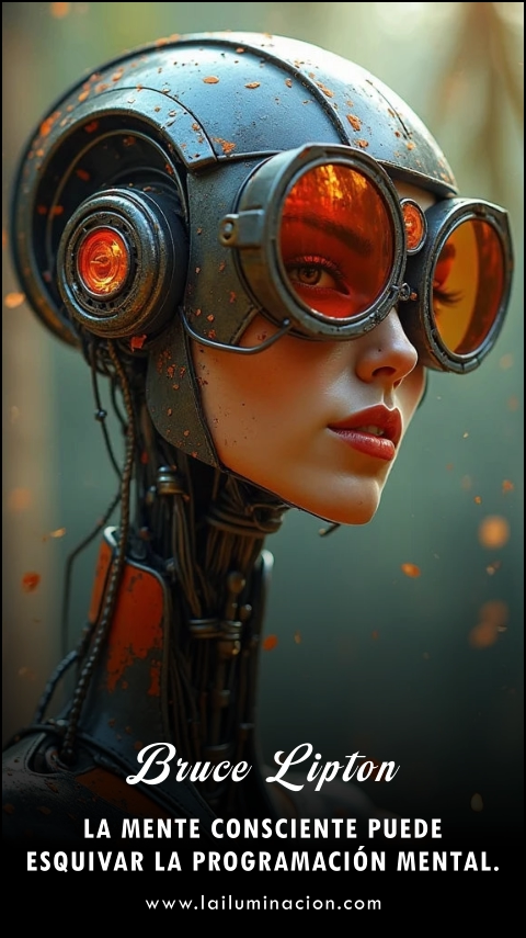 Imagen de la frase: La mente consciente puede esquivar la programación mental.