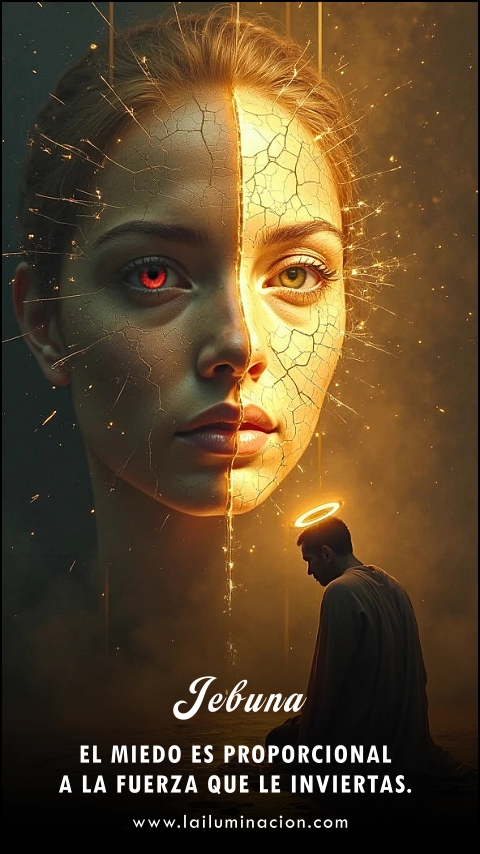 Imagen de la frase: El miedo es proporcional a la fuerza que le inviertas. 