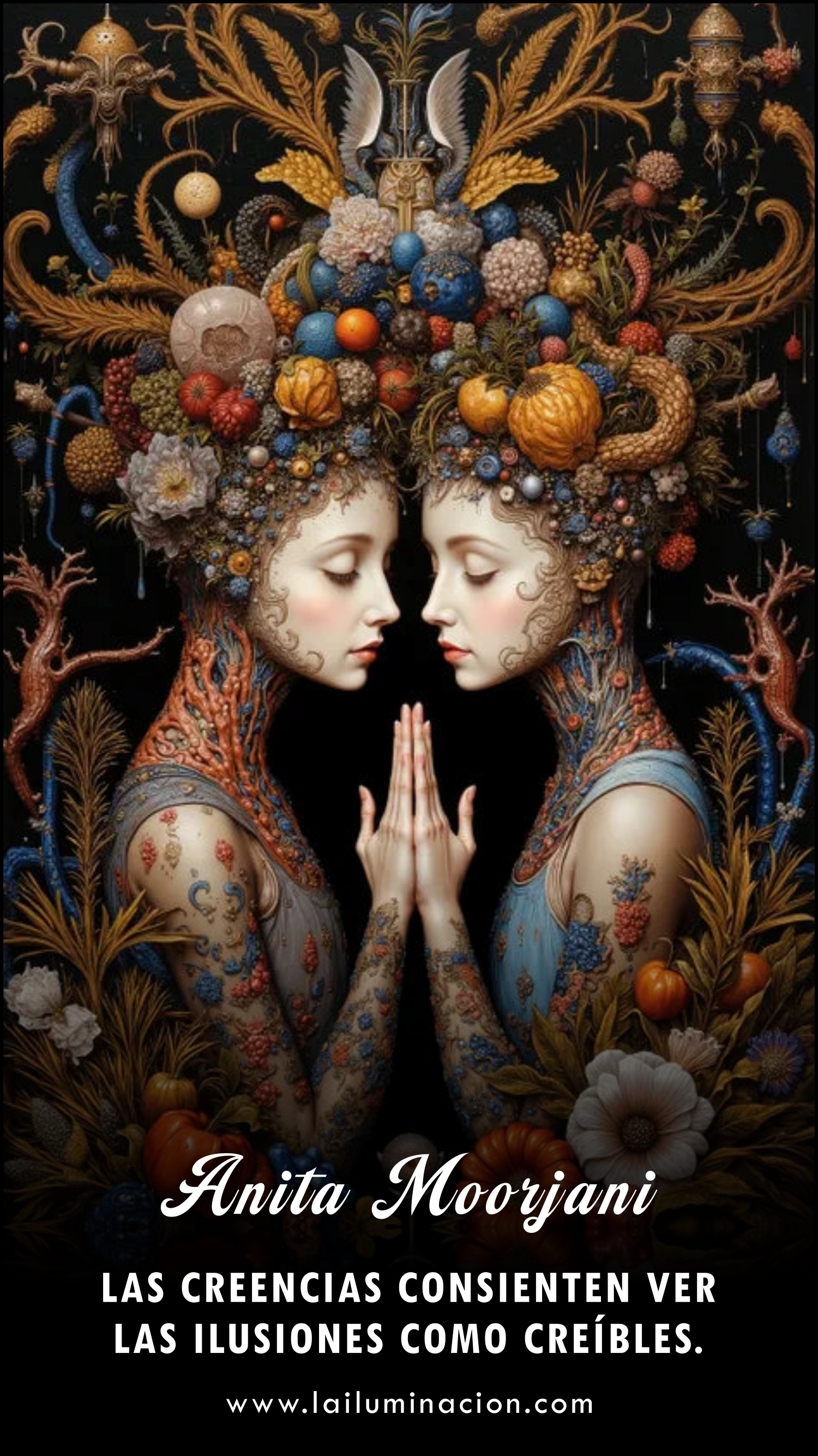 Imagen de la frase: Las creencias consienten ver las ilusiones como creíbles. Imagen de la frase: Las creencias consienten ver las ilusiones como creíbles.