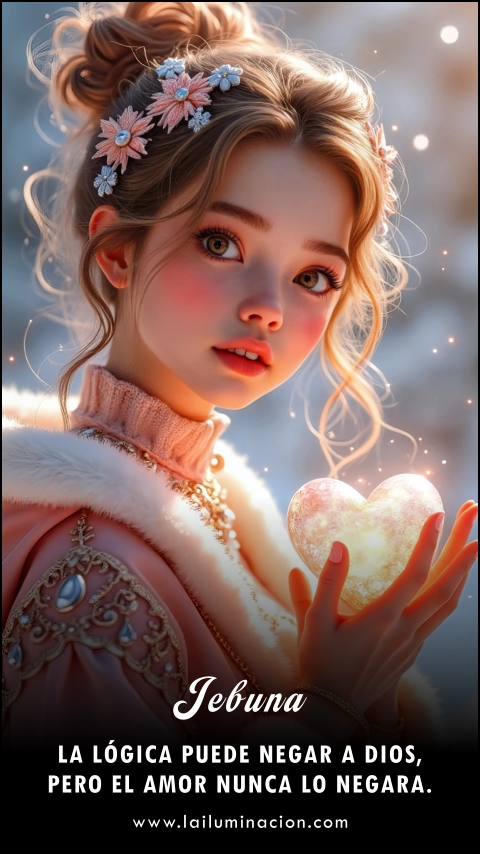 Imagen de la frase: La lógica puede negar a Dios, pero el amor nunca lo negará.