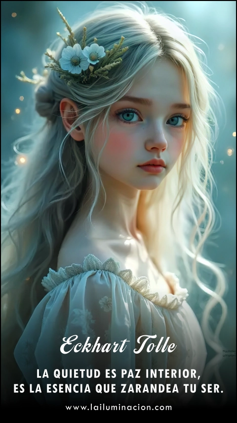 Imagen de la frase: La quietud es paz interior, es la esencia que zarandea tu Ser.