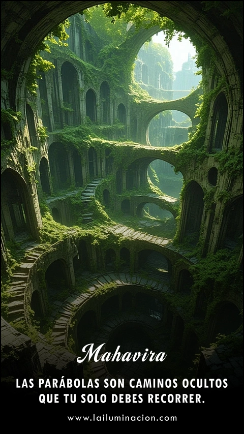 Imagen de la frase: Las parábolas son caminos ocultos que tu solo debes recorrer.