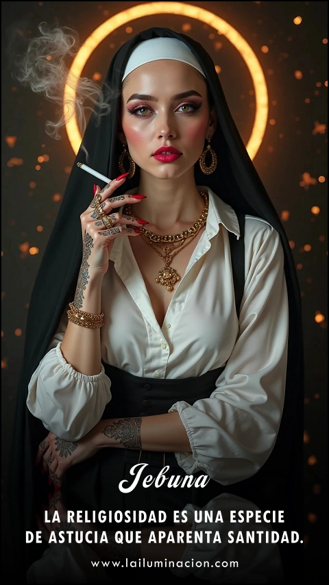 Imagen de la frase: La religiosidad es una especie de astucia que aparenta santidad.