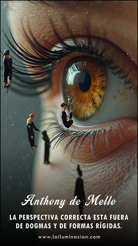 Imagen de la frase: La perspectiva correcta esta fuera de dogmas y de formas rígidas. Imagen de la frase: La perspectiva correcta esta fuera de dogmas y de formas rígidas.