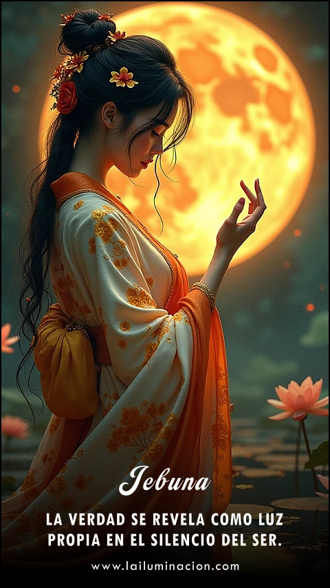Imagen de la frase: La verdad se revela como luz propia en el silencio del ser. Imagen de la frase: La verdad se revela como luz propia en el silencio del ser.