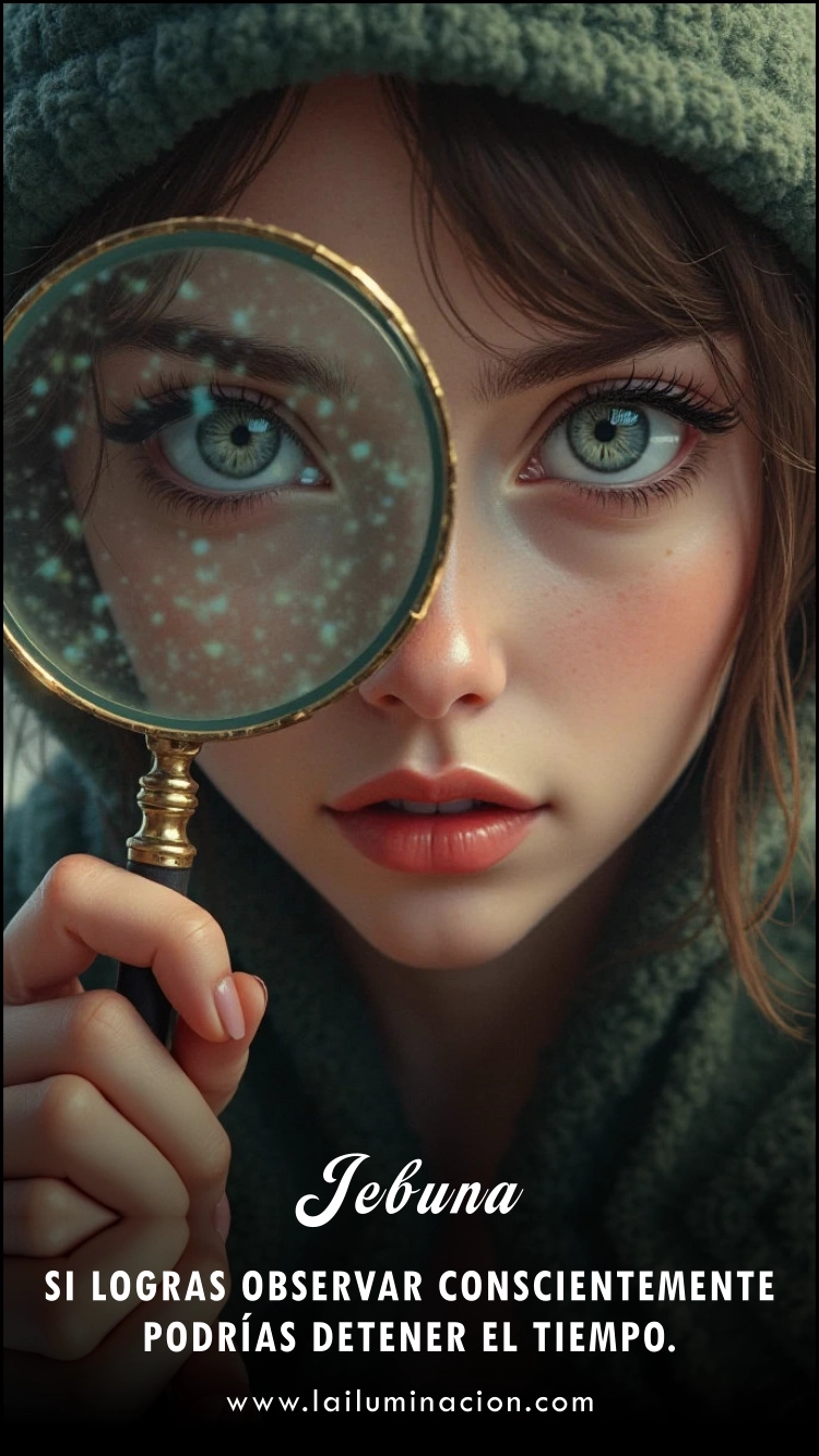Imagen de la frase: Si logras observar conscientemente podrías detener el tiempo. Imagen de la frase: Si logras observar conscientemente podrías detener el tiempo.