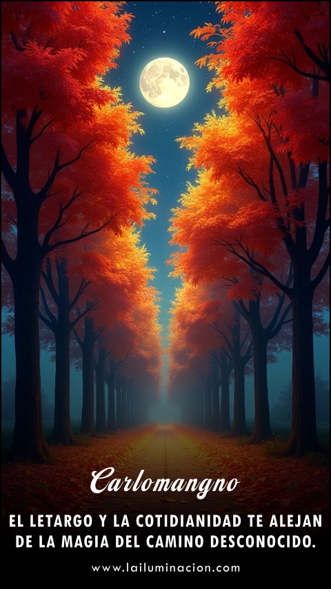 Imagen de la frase: El letargo y la cotidianidad te alejan de la magia del camino desconocido.