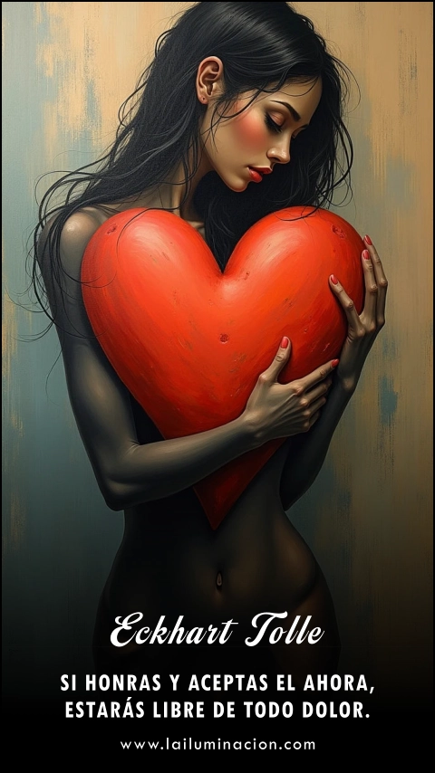 «Si honras y aceptas el ahora, estarás libre de todo dolor.» Frase de Eckhart Tolle «Si honras y aceptas el ahora, estarás libre de todo dolor.» Frase de Eckhart Tolle