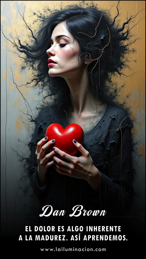 Imagen de la frase: El dolor es algo inherente a la madurez. Así aprendemos.