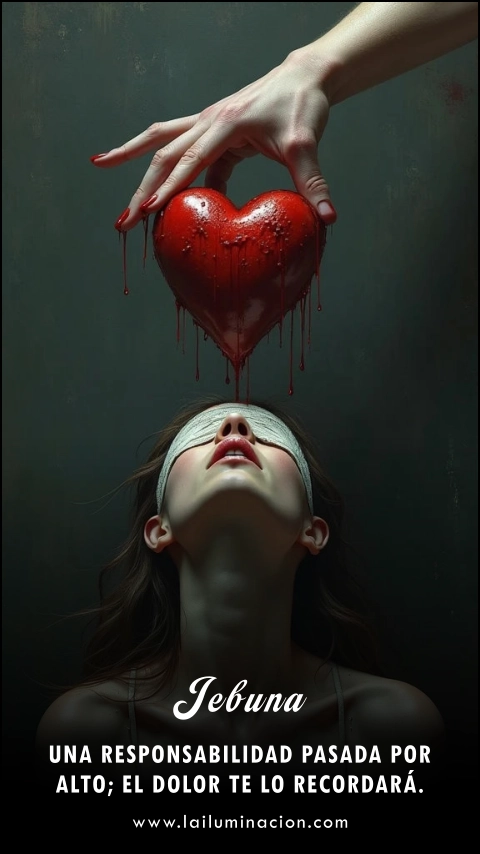 «Una responsabilidad pasada por alto el dolor te lo recordara.» Frase de Jebuna