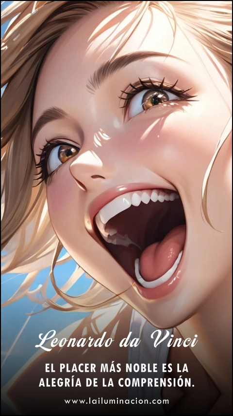 «El placer más noble es la alegría de la comprensión.» Frase de Leonardo Da Vinci «El placer más noble es la alegría de la comprensión.» Frase de Leonardo Da Vinci