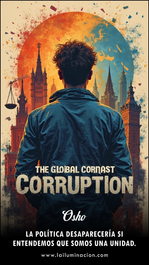 «La política desaparecería si entendemos que somos una unidad.» Frase de Osho