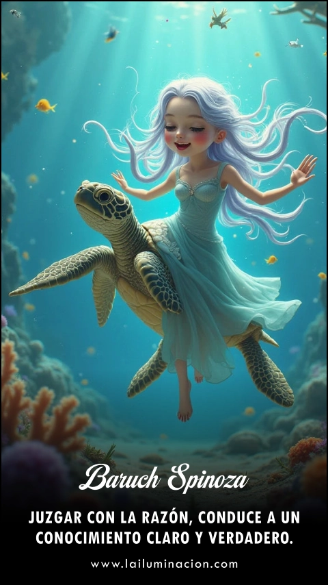 «Juzgar con la razón, conduce a un conocimiento claro y verdadero.» Frase de Baruch Spinoza