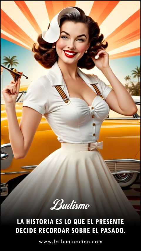 «La historia es lo que el presente decide recordar sobre el pasado.» Frase de Budismo