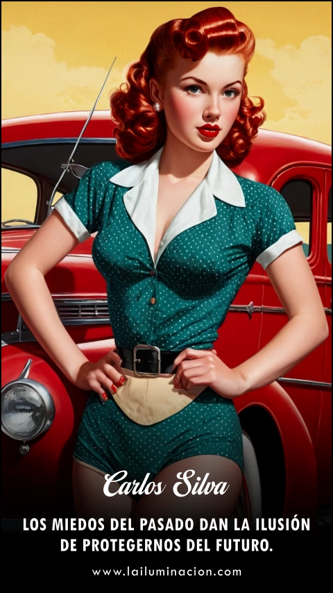 «Los miedos del pasado dan la ilusión de protegernos del futuro.» Frase de Carlos Silva