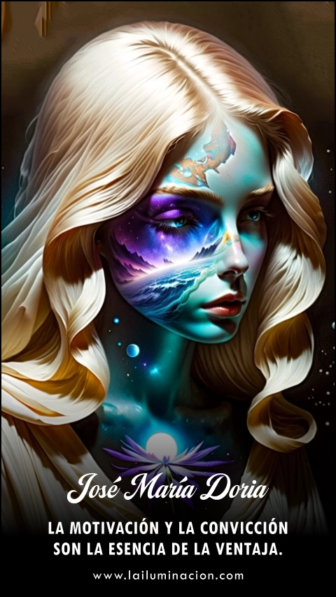 «La motivación y la convicción son la esencia de la ventaja.» Frase de Jose Maria Doria