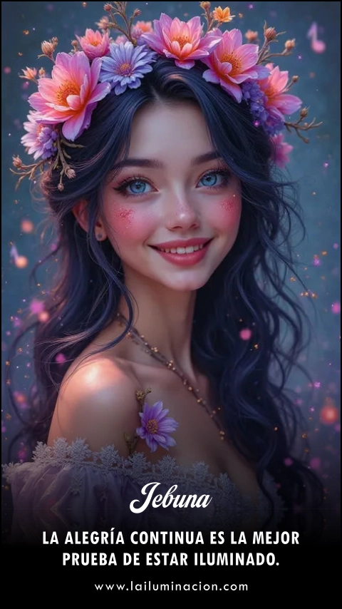 «La alegría continua es la mejor prueba de estar iluminado.» Frase de Jebuna