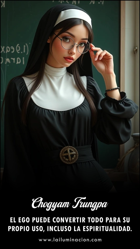 «El ego puede convertir todo para su propio uso, incluso la espiritualidad.» Frase de Chogyam Trungpa