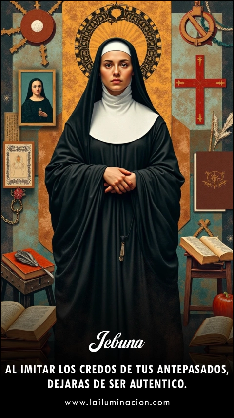 «Al imitar los credos de tus antepasados, dejaras de ser autentico.» Frase de Jebuna