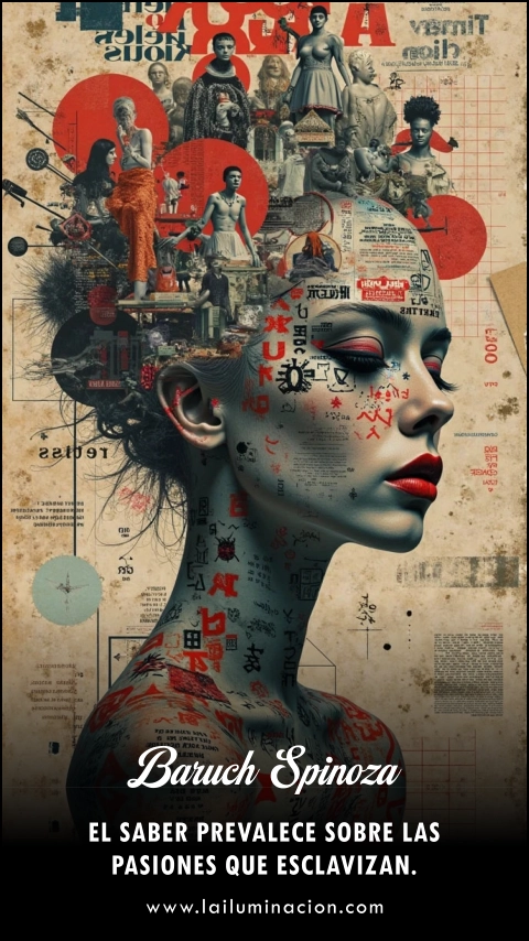 «El saber prevalece sobre las pasiones que esclavizan.» Frase de Baruch Spinoza