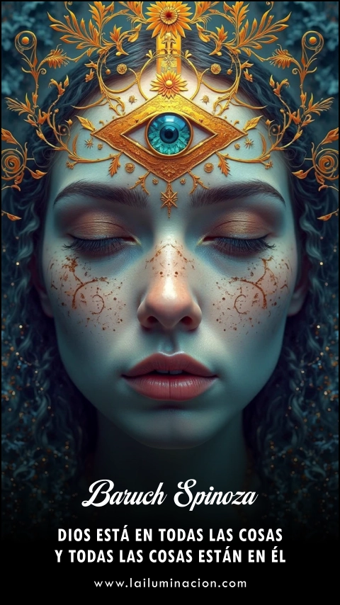 «Dios está en todas las cosas y todas las cosas están en él» Frase de Baruch Spinoza