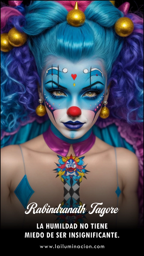 La humildad no tiene miedo de ser insignificante. Frase de Rabindranath Tagore