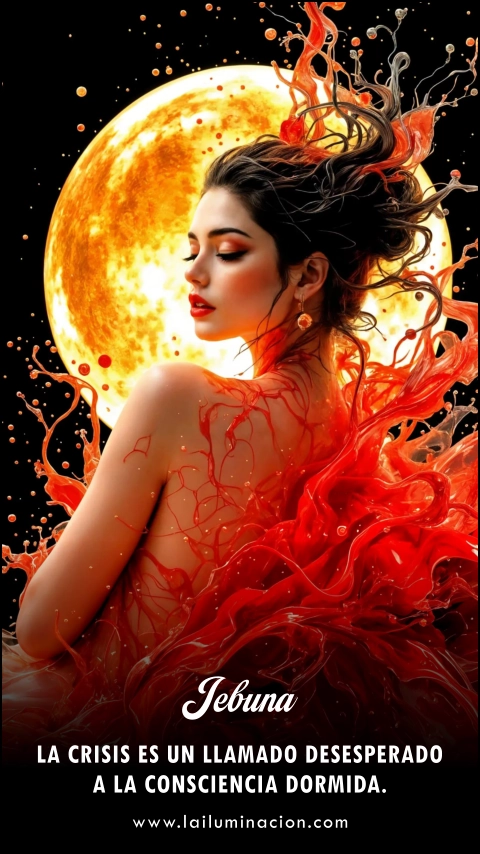 «La crisis es un llamado desesperado a la consciencia dormida.» Frase de Jebuna