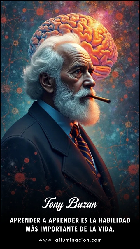 Aprender a aprender es la habilidad más importante de la vida. Frase de Tony Buzan