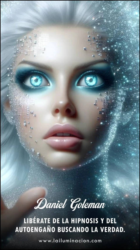 Libérate de la hipnosis y del autoengaño buscando la verdad. Frase de Daniel Goleman